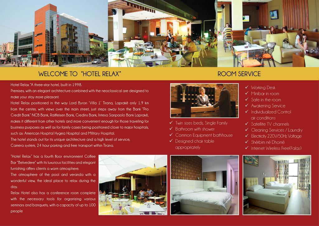 Hotel Relax Tiran Dış mekan fotoğraf