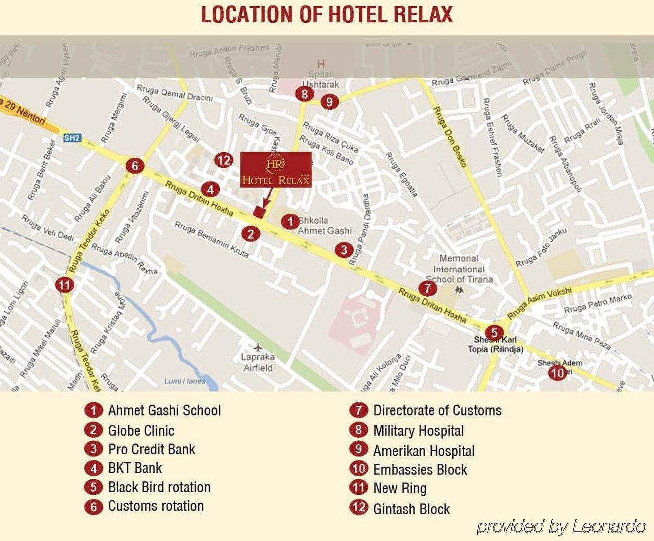 Hotel Relax Tiran Dış mekan fotoğraf